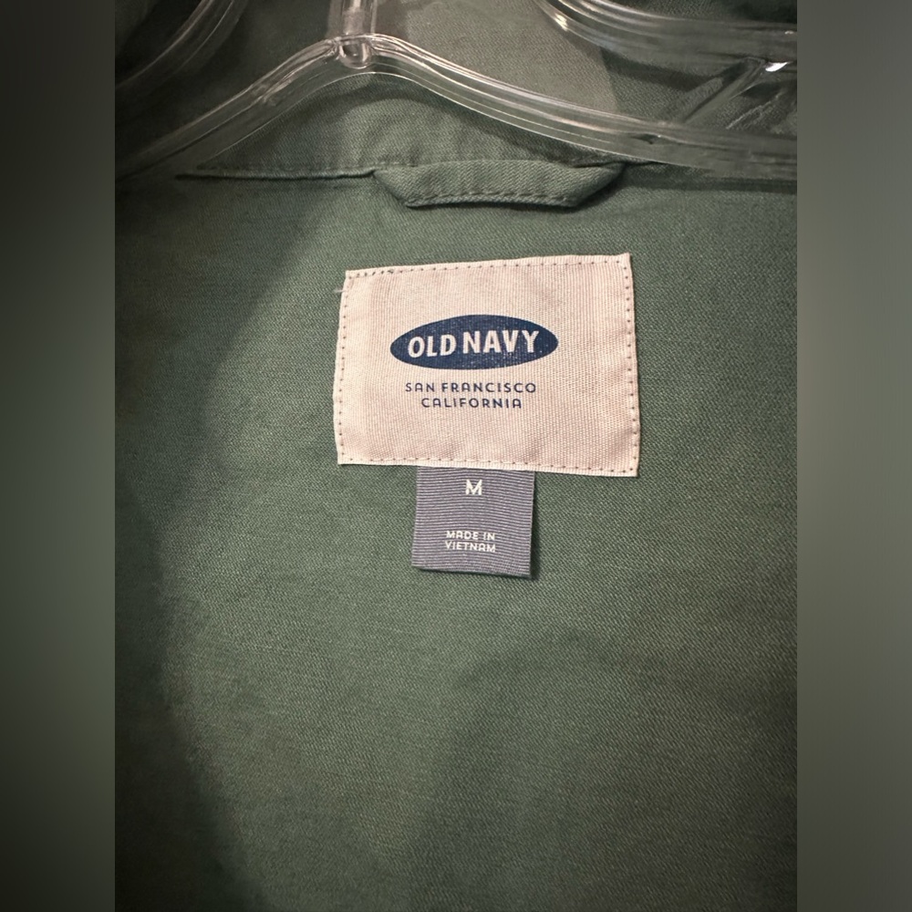 Old Navy Zip Up Jacket With Drawstring Cinch Belt - image 6